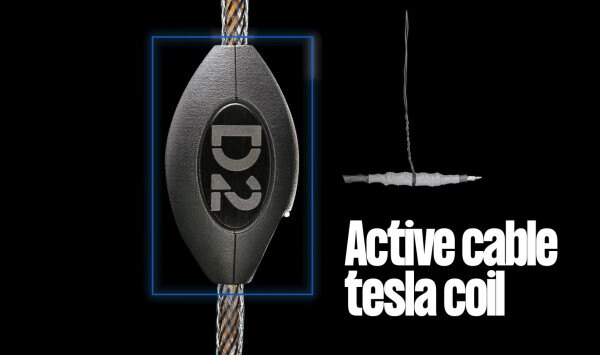 Aktive Kabel-Tesla-Spule