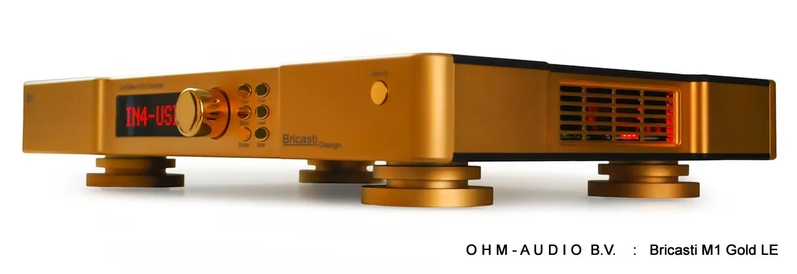 Bricasti M1 Gold LE Convertisseur DA / Préamplificateur Reference, PCM et DSD, 32bit 384KHz