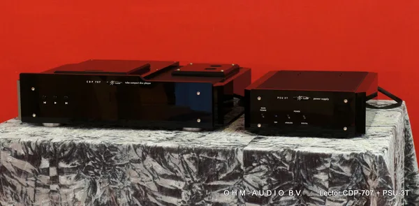 Lector CDP-707 Toploading Tube CD Player + Lector PSU-3T Externe voeding DEMO : Sold