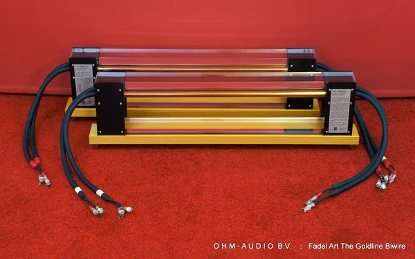 Fadel Art: The Goldline Loudspeaker Cable System Biwire: Sold to the Netherlands