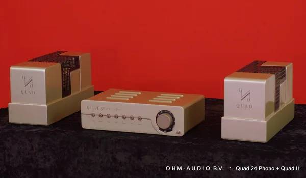 Quad 24 Tube preamplifier, met Phono en Quad II Classic Tube Monoblocks : Sold to the Netherlands