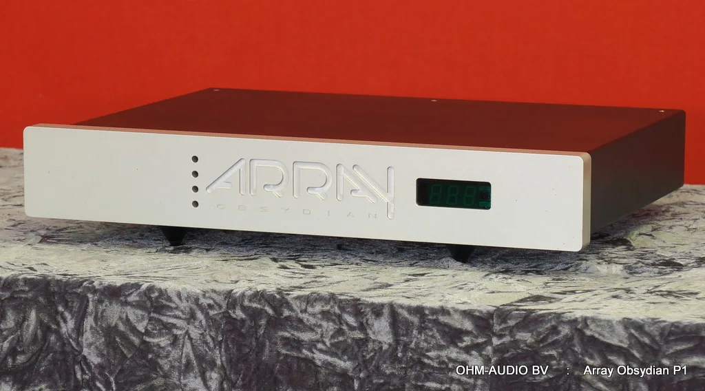 Array Obsydian P1 Préamplificateur passif haut de gamme avec télécommande : Vendu aux Pays-Bas