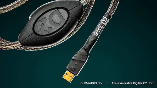 Ansuz Acoustics Digitalz D2 USB, 2,00m, Câble USB Référence : RUPTURE DE STOCK