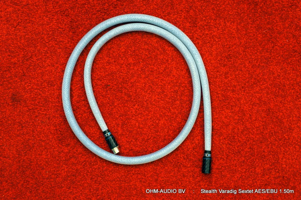 Câble Stealth Varadig Sextet AES/EBU, 1,50m, le Câble de Référence absolu : Vendu