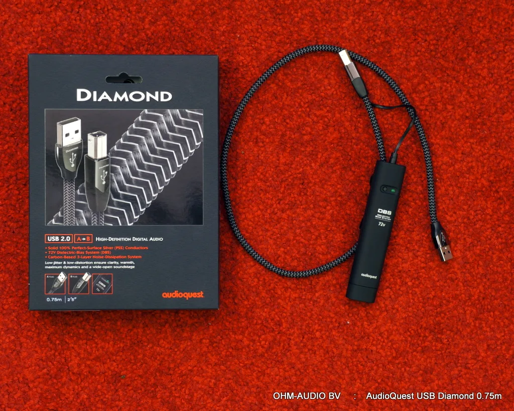 AudioQuest Diamond USB Audio Kabel, 0,75m, Demo: Verkauft
