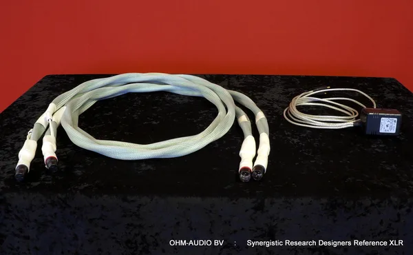 Synergistic Research Designers Reference XLR Analoge Interlink, 2.20 meter : Sold to Belgium