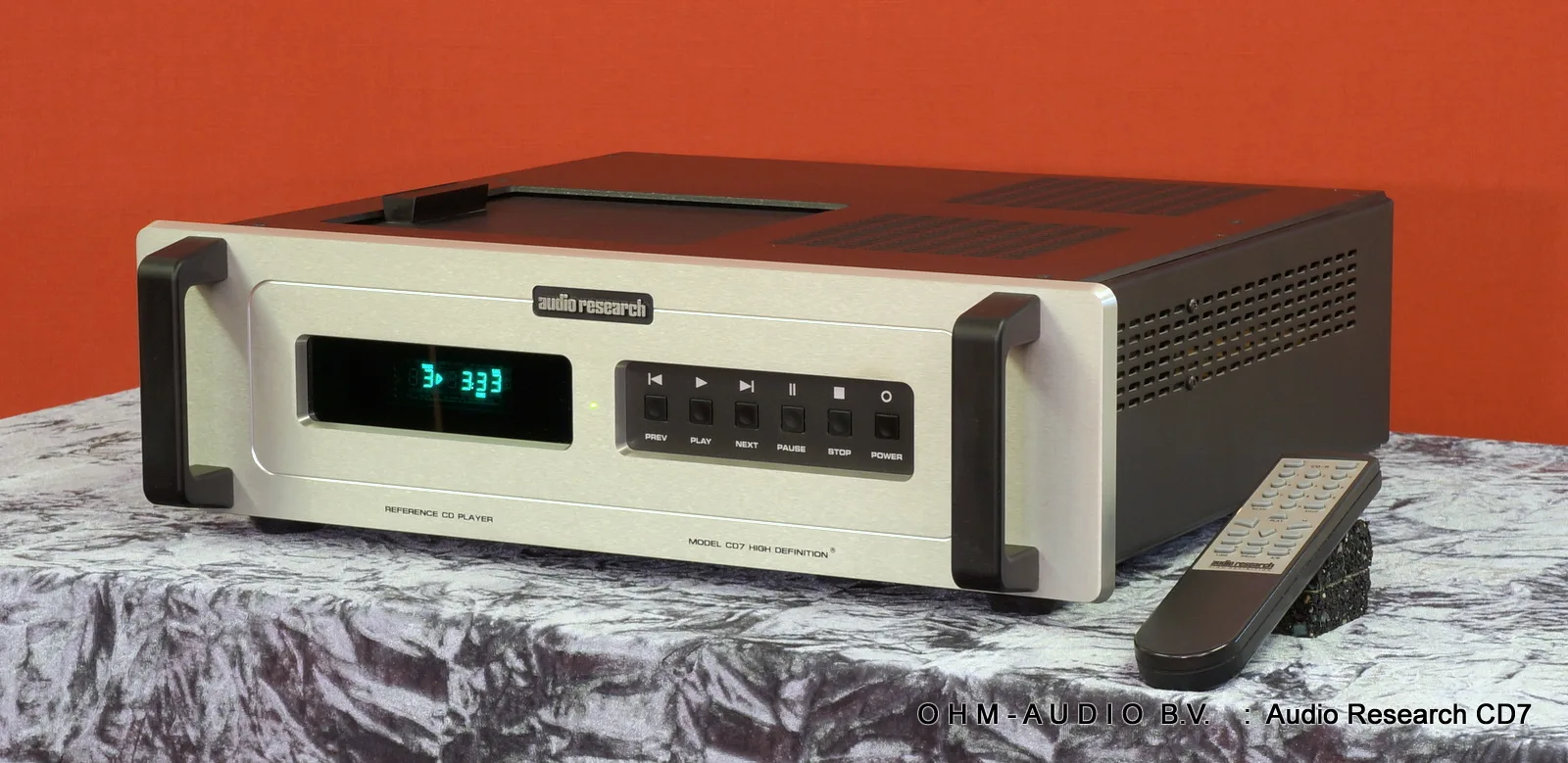 Lecteur CD à tubes Audio Research CD-7.5 CD-7 avec upgrade CD-8 Power : VENDU en France