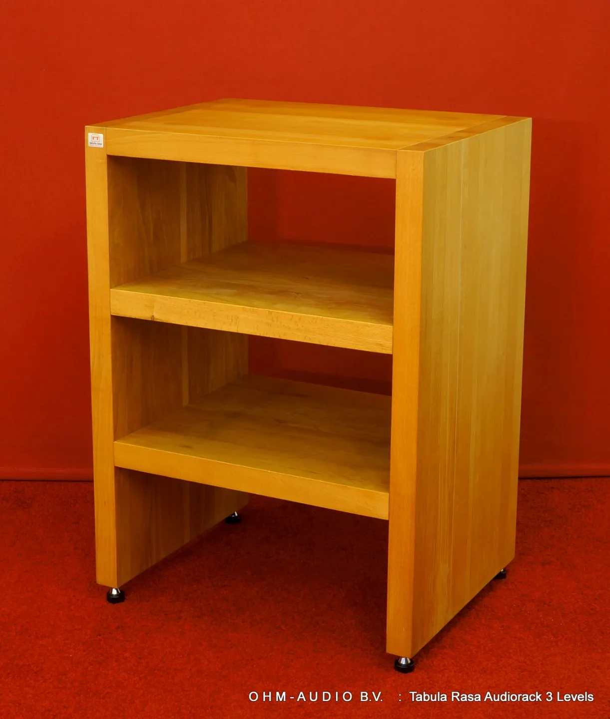 Tabula Rasa Audiorack Basis 600, Massivholz, 3 Ebenen + Unterraum : VERKAUFT
