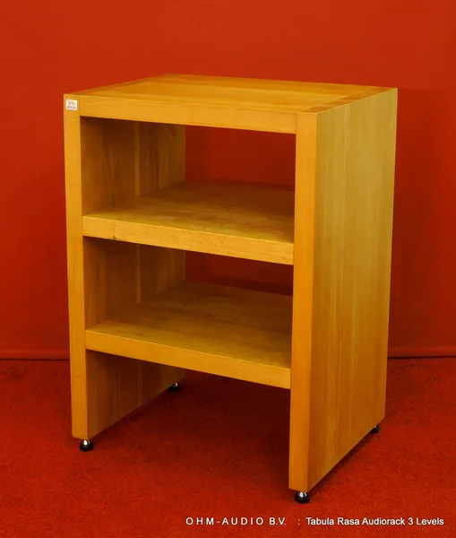 Tabula Rasa Audiorack Basis 600, Bois massif, 3 niveaux + espace inférieur : VENDU