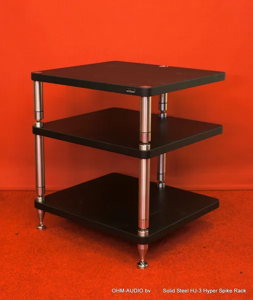 Solid Steel HJ-3 Hyperspike, Audiorack, 3 Level, Uitstekende staat, Zwart : Sold to the Netherlands