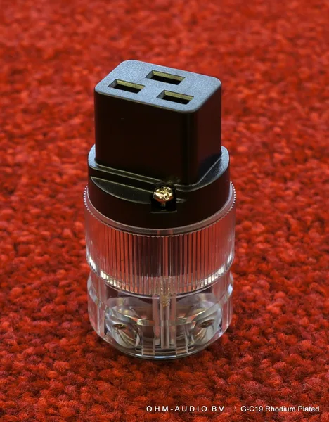 Gigawatt G-C19, C19 IEC / 20 Ampère Stecker, Erhältlich in Gold plattiert oder Rhodium plattiert