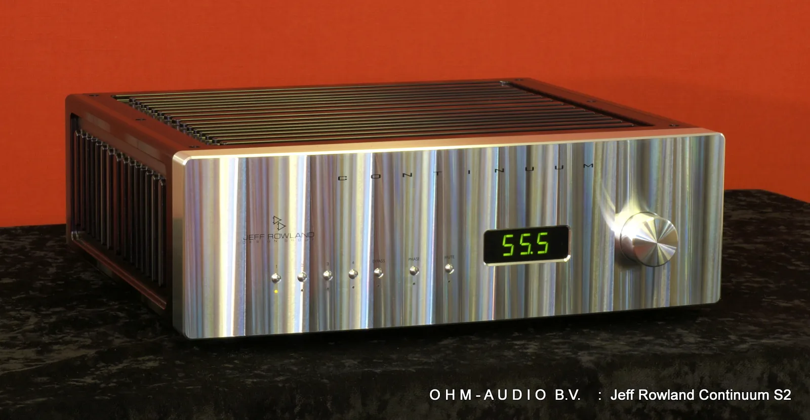 Jeff Rowland Continuum S2, Geïntegreerde Versterker, 2 x 400 Watt met Phono Module MM/MC : Sold