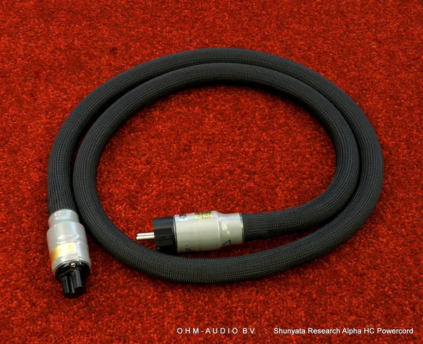 Shunyata Research Alpha HC Powercord, Like New, With Original Box : SOLD to the Netherlands