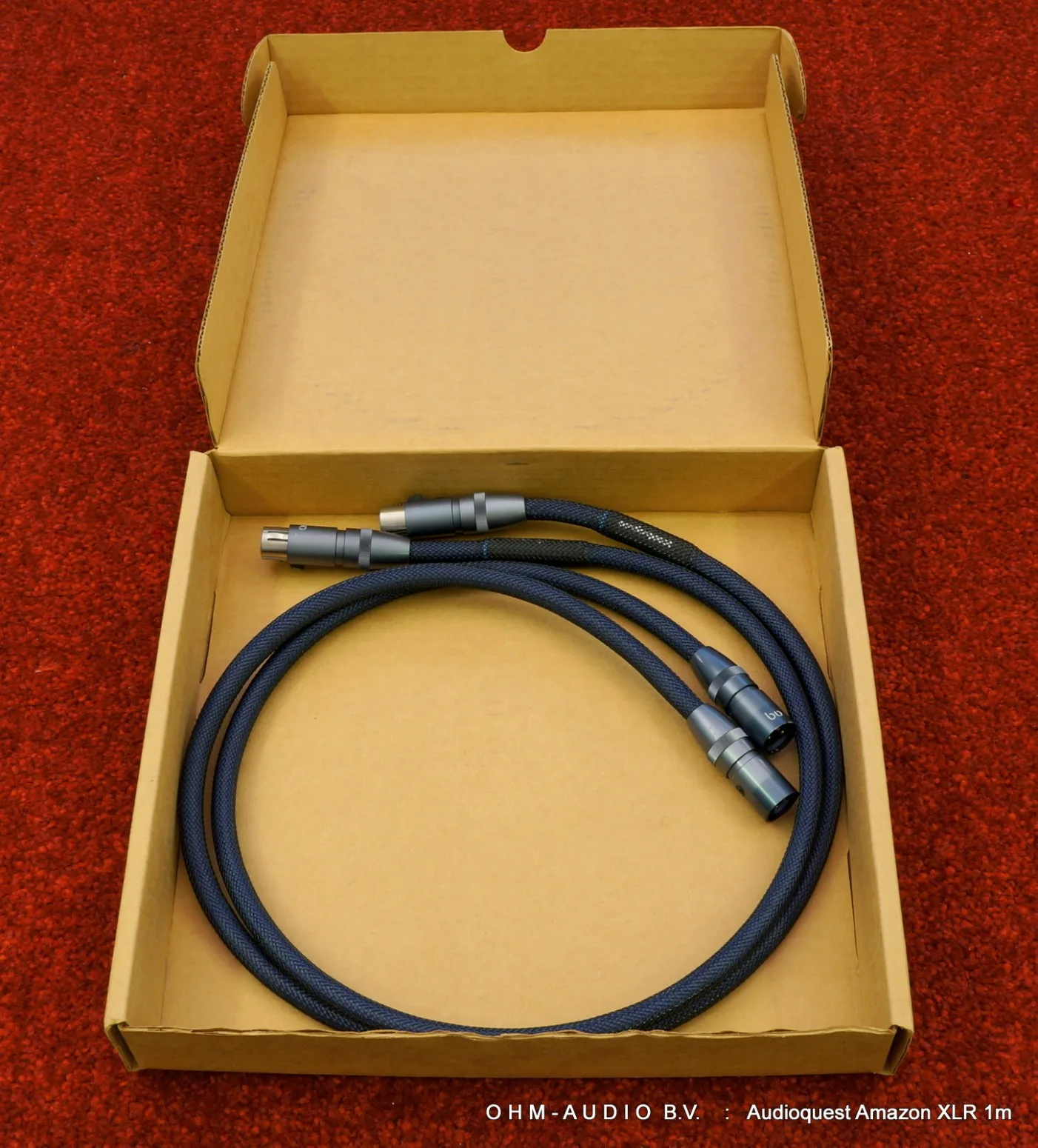 Audioquest Amazon XLR Interlinks, 1 Mètre, État Neuf en Boîte : VENDU