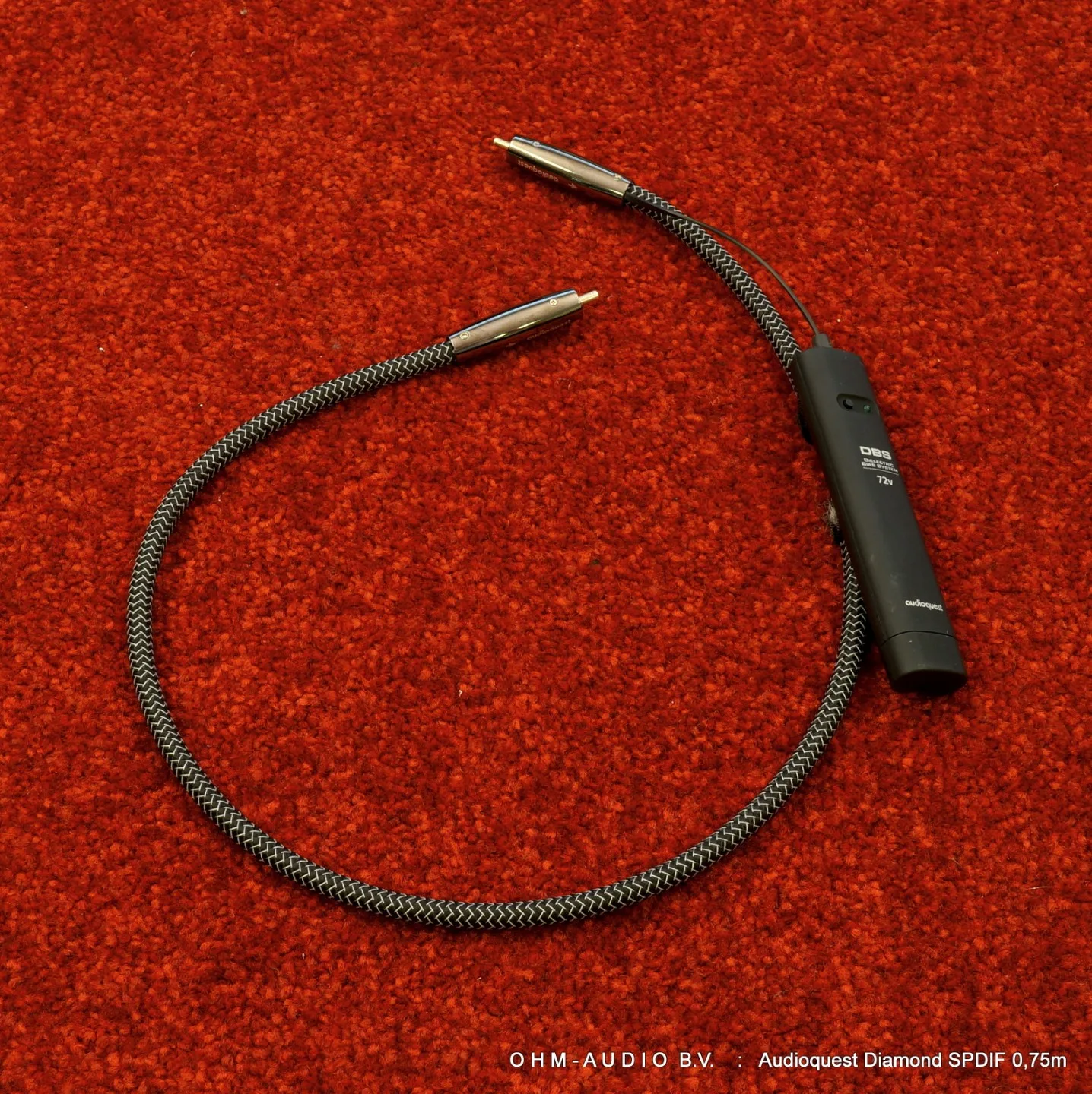Audioquest Diamond Coax SPDIF, Digitale Interlink, 0,75 Meter : AUSVERKAUFT