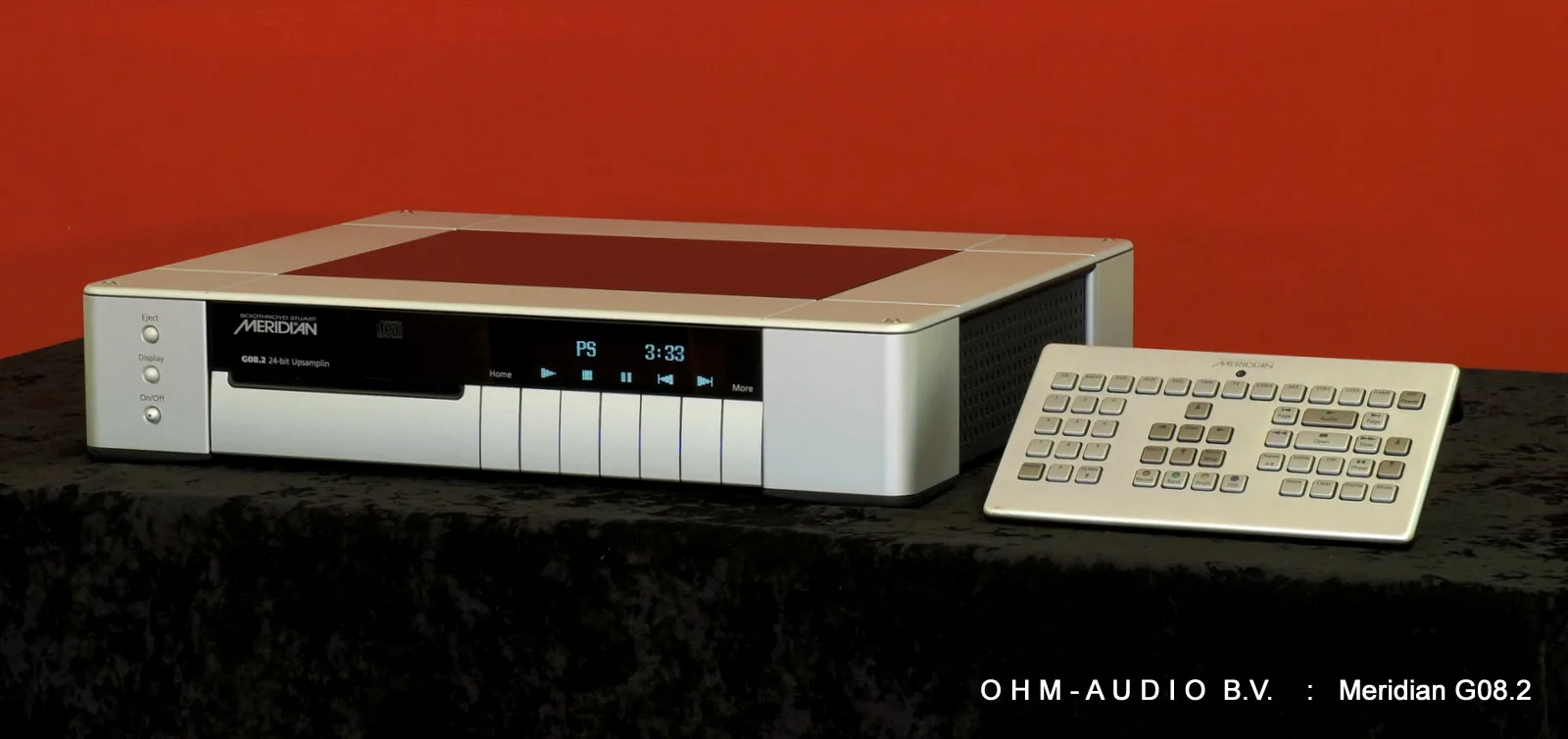 Meridian G08.2, Upsampling CD Speler, Silver : SOLD to Germany