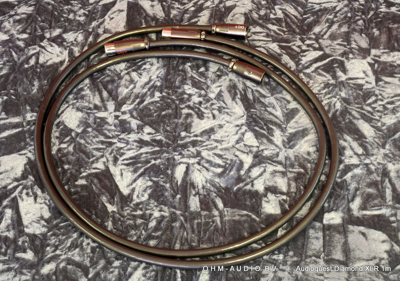 Câble XLR Audioquest Diamond X3, 1 Mètre, Liaisons Équilibrées