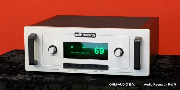Audio Research REF 5 Tube Preamplifier, excellent condition, OVP : SOLD to Denmark