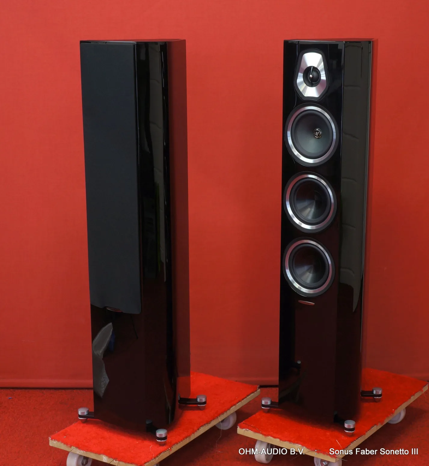 Sonus Faber Sonetto 3, Last Set in Piano Black Finish : Sold Out