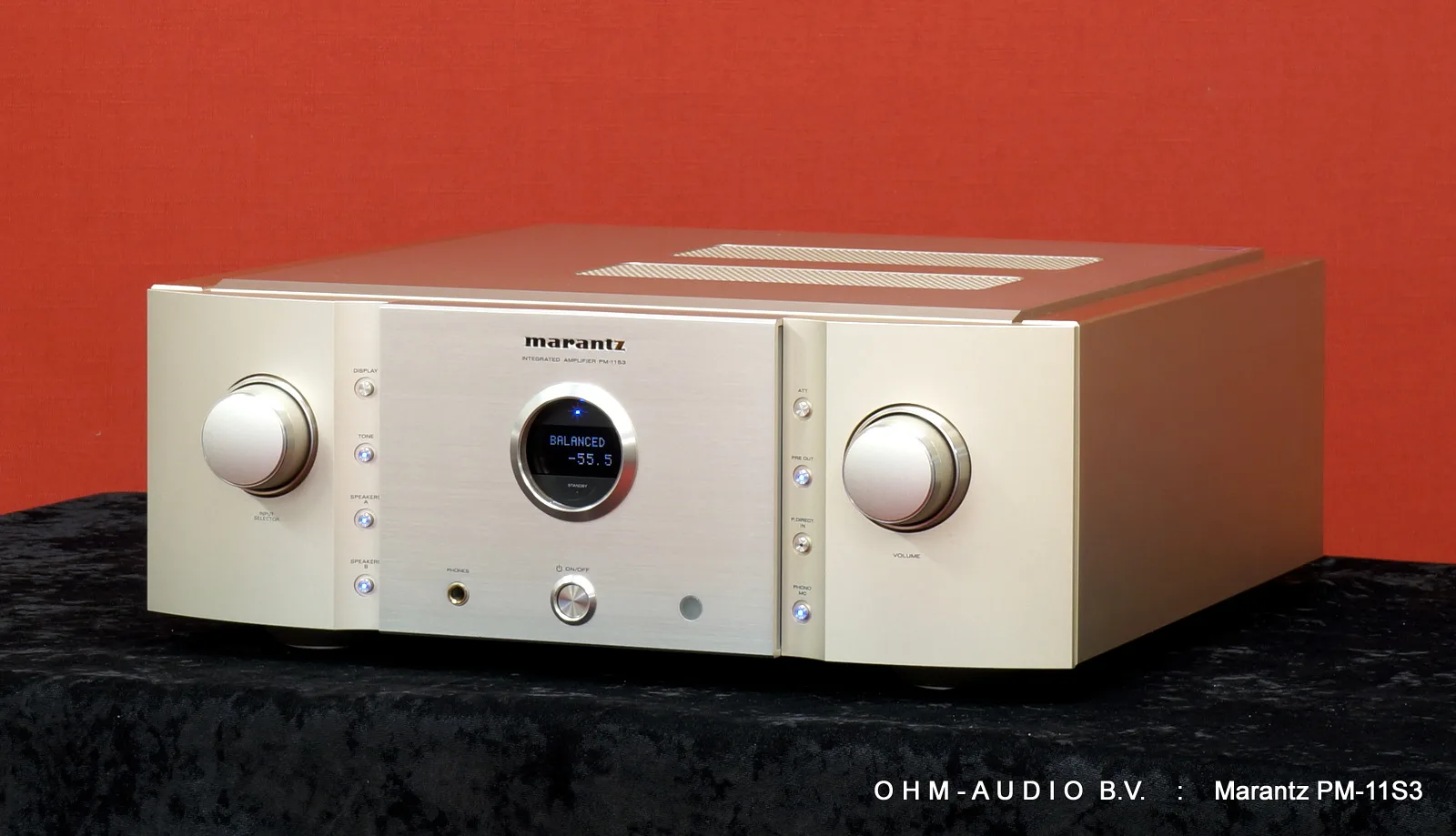 Amplificateur intégré Marantz PM-11S3, Or, État neuf et 1 an : VENDU
