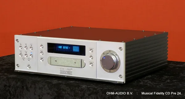 Musical Fidelity CD-Pre 24, CD-Player / DAC / Analoger Vorverstärker, Neuer Laser : VERKAUFT nach Belgien