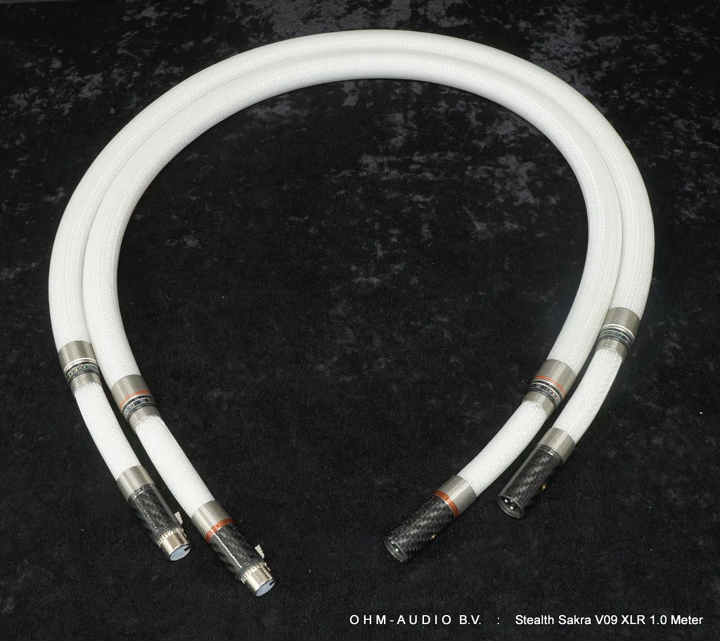 Stealth Audio Sakra V-09, Balanced Analog Interlink, 1 Meter : SOLD to France