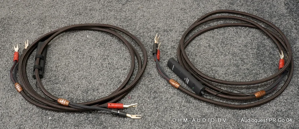 Audioquest GO-4 Lautsprecherkabel, Spade > Spade, 3,0 Meter : AUSVERKAUFT