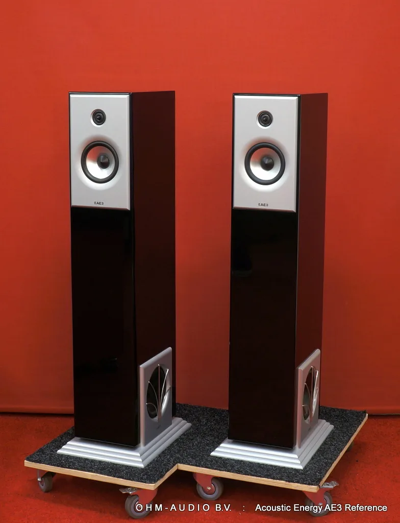 Acoustic Energy Reference Series AE3 MK2, High Gloss Black, Komplett : VERKAUFT
