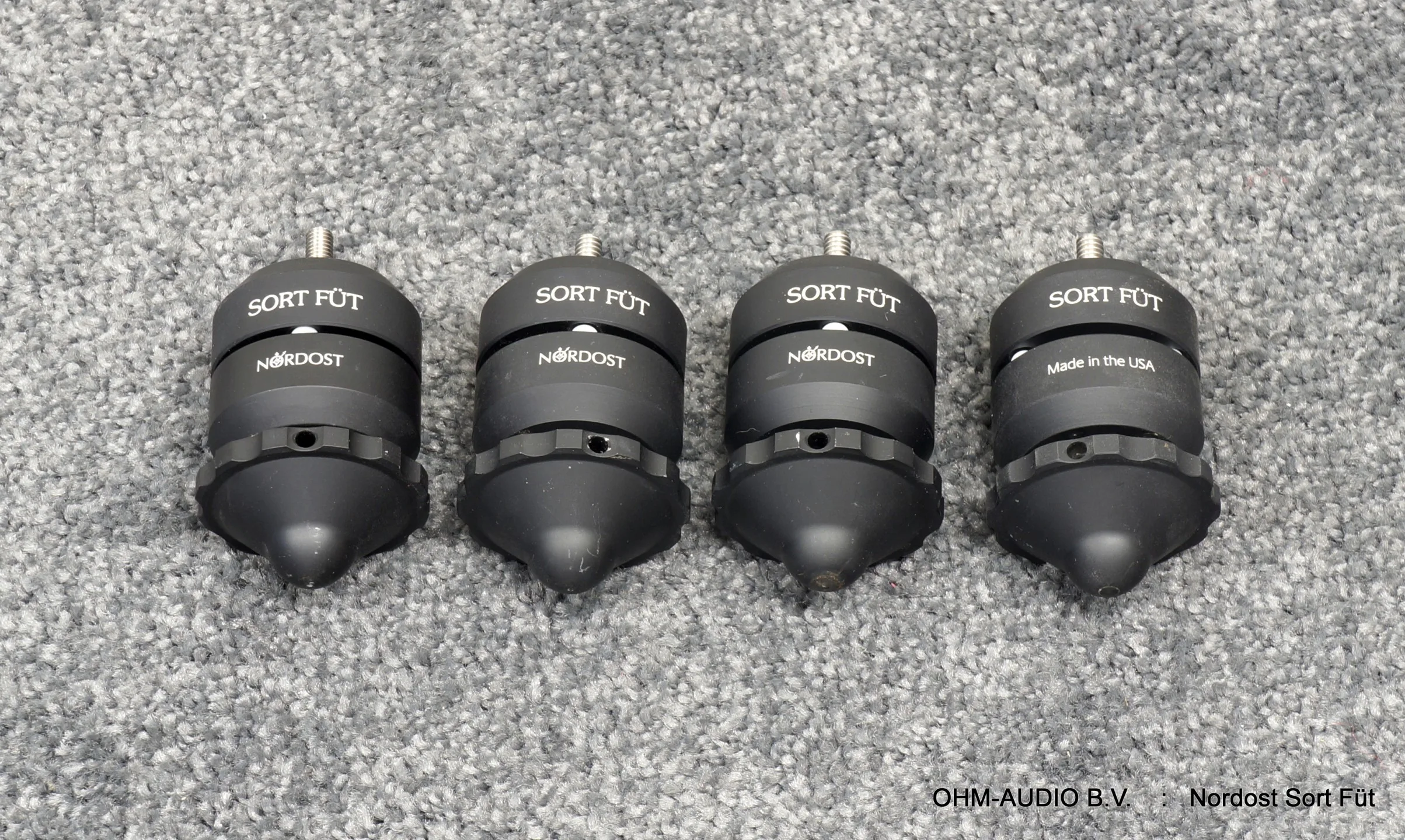 Nordost Sort Füt, Set of 4, High End Decoupling Feet : SOLD to Poland
