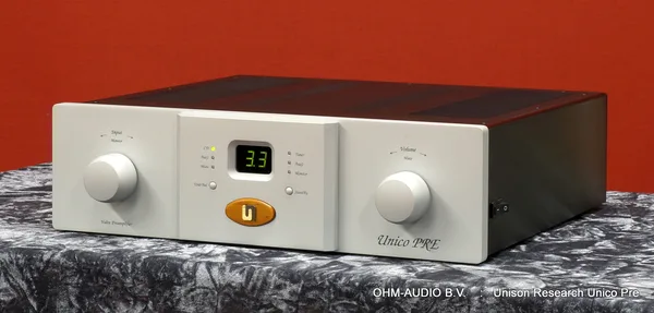 Unison Research Unico Pre, Tube Preamplifier, Like New, Original Box : Sold