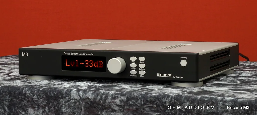 Bricasti M3 MDx Dual PSU DA Converter DSD / PCM mit analoger Lautstärkeregelung