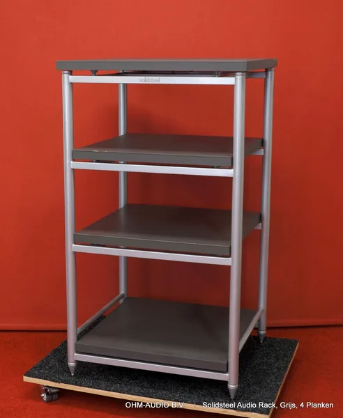 Solidsteel Audio Rack, Model 6.4, Gris : VENDU
