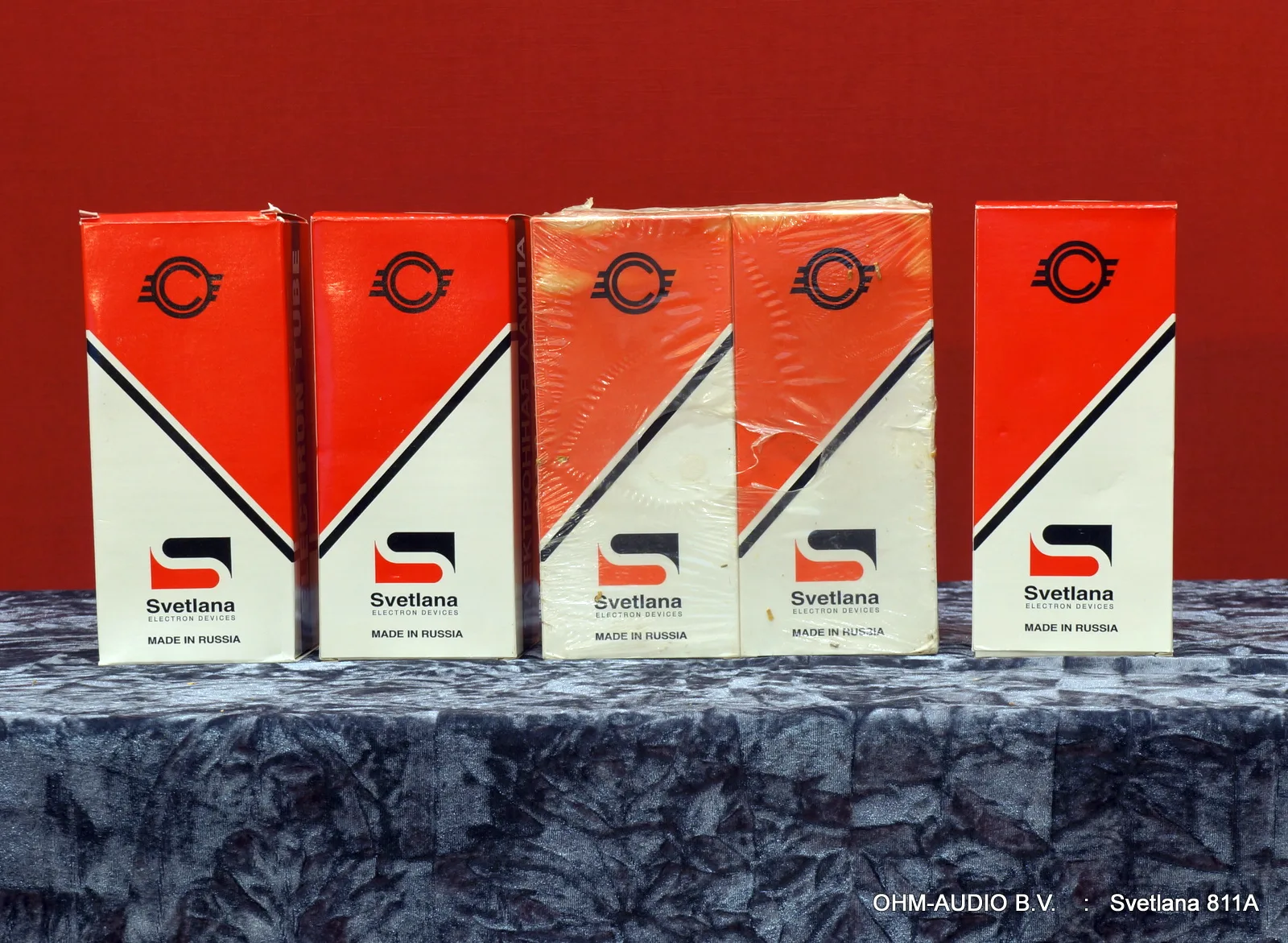 Svetlana 811A High Power buis, nieuw in OVP box, 5 stuks : SOLD