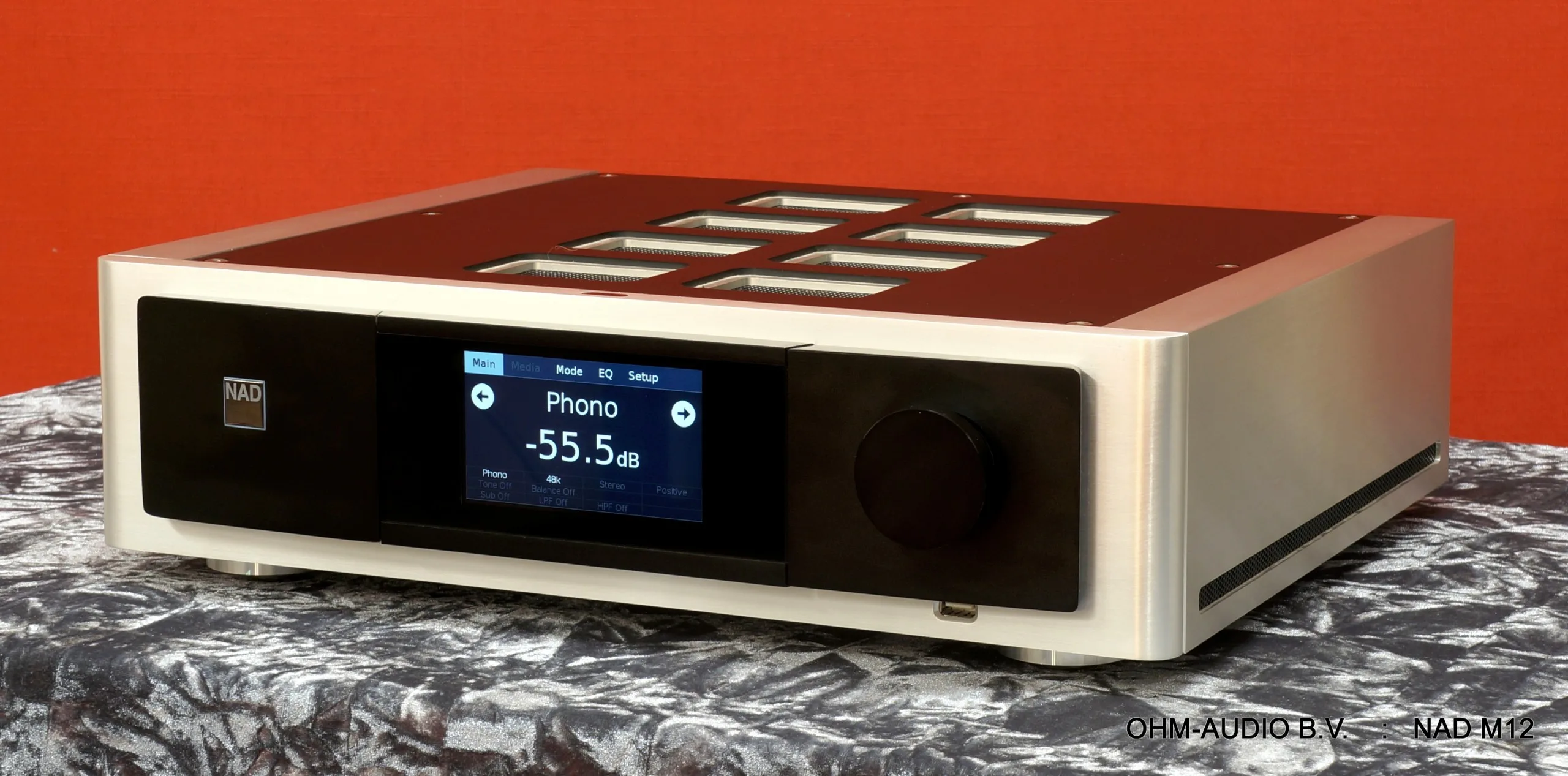 NAD M12 Préamplificateur Numérique / DAC, Blue OS, Excellent État : VENDU