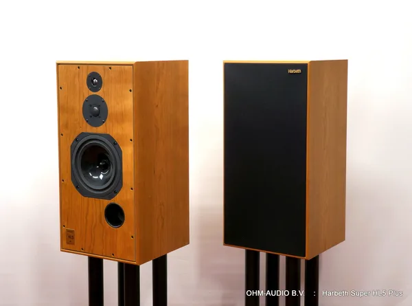 Harbeth Super HL5 Plus, Cherry, Exclusief Stands, Nieuw Paar : SOLD