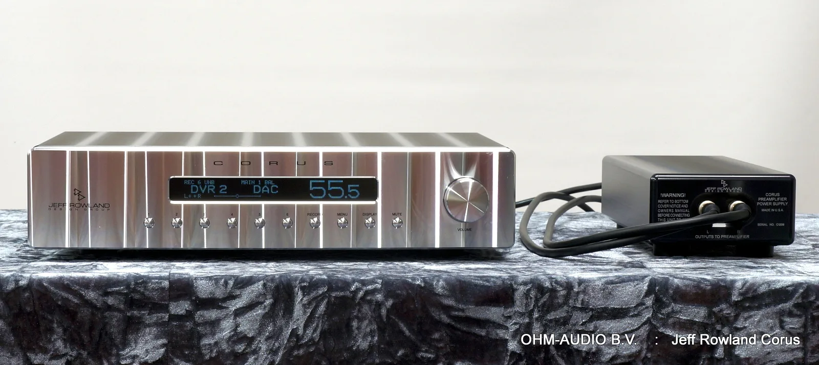 Jeff Rowland Corus Reference Preamplifier, in like-new condition and complete : Sold
