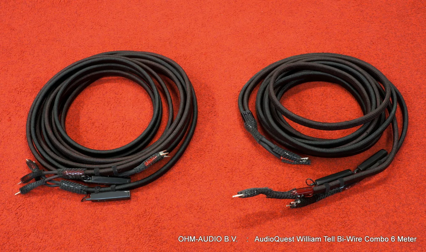 AudioQuest William Tell Bi-Wire Combo, 6.0 Meter, OVP