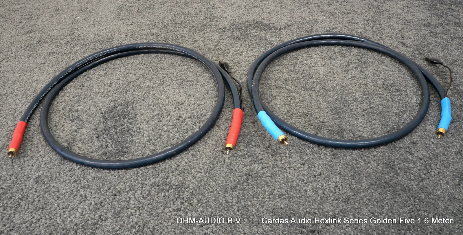 Cardas Audio Hexlink Series Golden Five RCA, 1.6 Meter : VENDU
