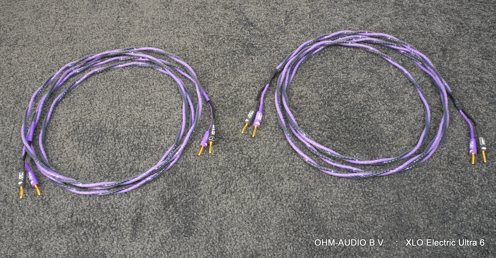 XLO Electric Ultra 6 Speaker Cable, Banana Plugs to Banana Plugs : SOLD