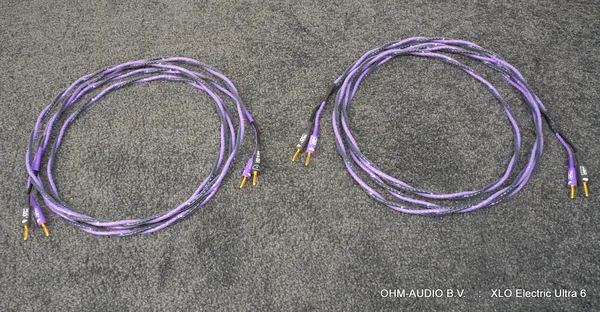 XLO Electric Ultra 6 Luidsprekerkabel, Banaanstekkers naar Banaanstekkers : SOLD