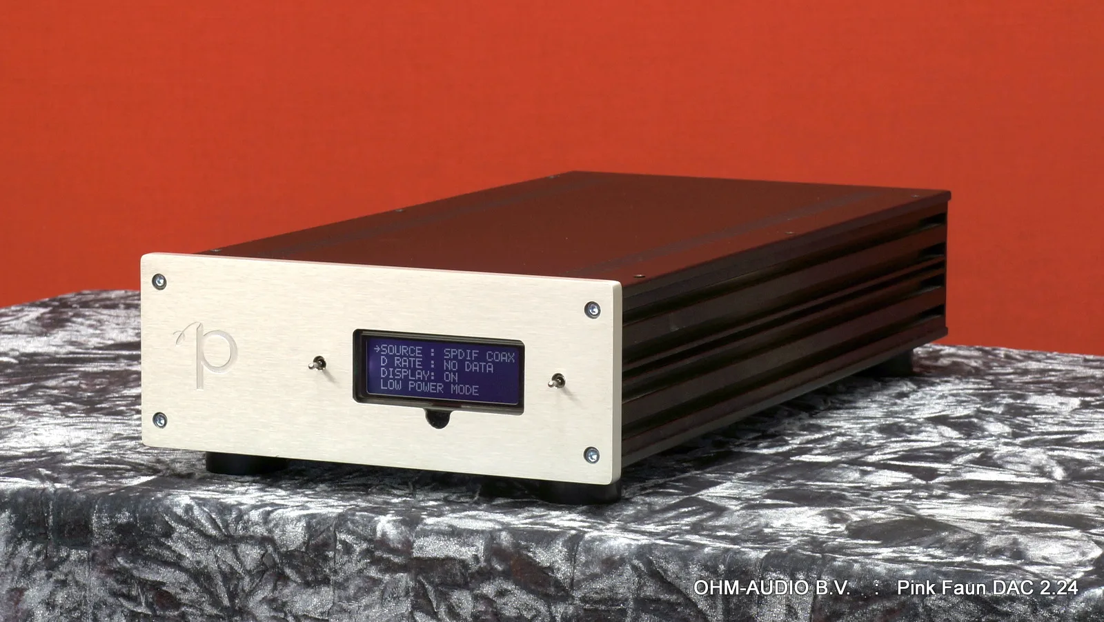 Pink Faun DAC 2.24, Zilver, + Reservebuisjes, Arizona Cactus Blue Condensatoren : SOLD