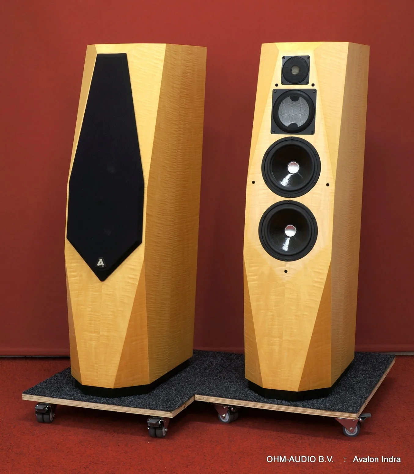 Avalon Indra, High Speed Transducer, Curly Maple Real Wood, Occasion: SOLD to Italy