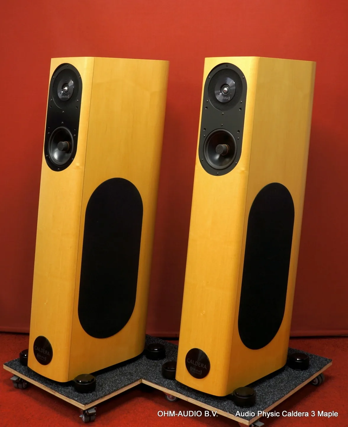 Audio Physic Caldera 3, Maple, Neuzustand, Inkl. OVP, Inklusive Audio Physic VCF III : VERKAUFT