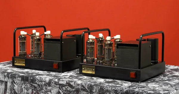 Aitos 801 OTL Mono Power Amplifiers, Year Built 1980, Original Tubes : Sold