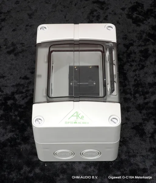 Verteilerkastenschacht für den Gigawatt G-C16A Einfach / Dual oder den HiFi-Tuning Supreme³ RCCB
