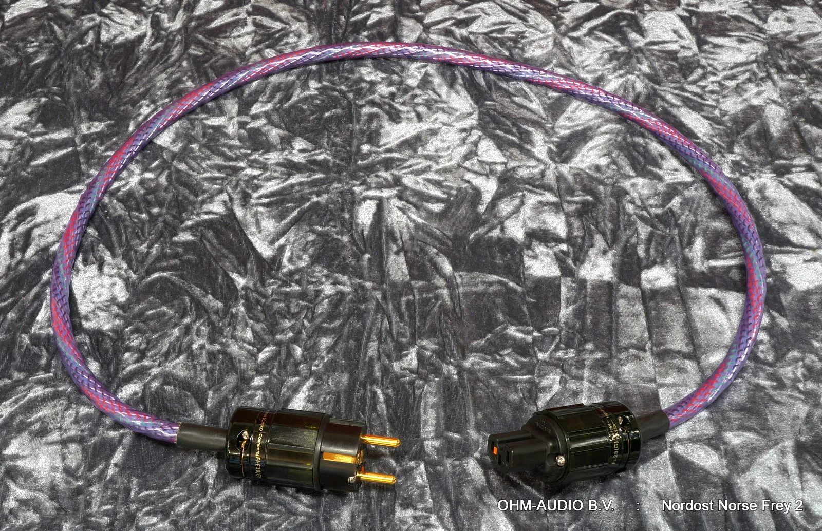 Nordost Norse Frey 2, Câble d'alimentation, 1,0 mètre, avec connecteurs Furutech FI-E38(G) : VENDU