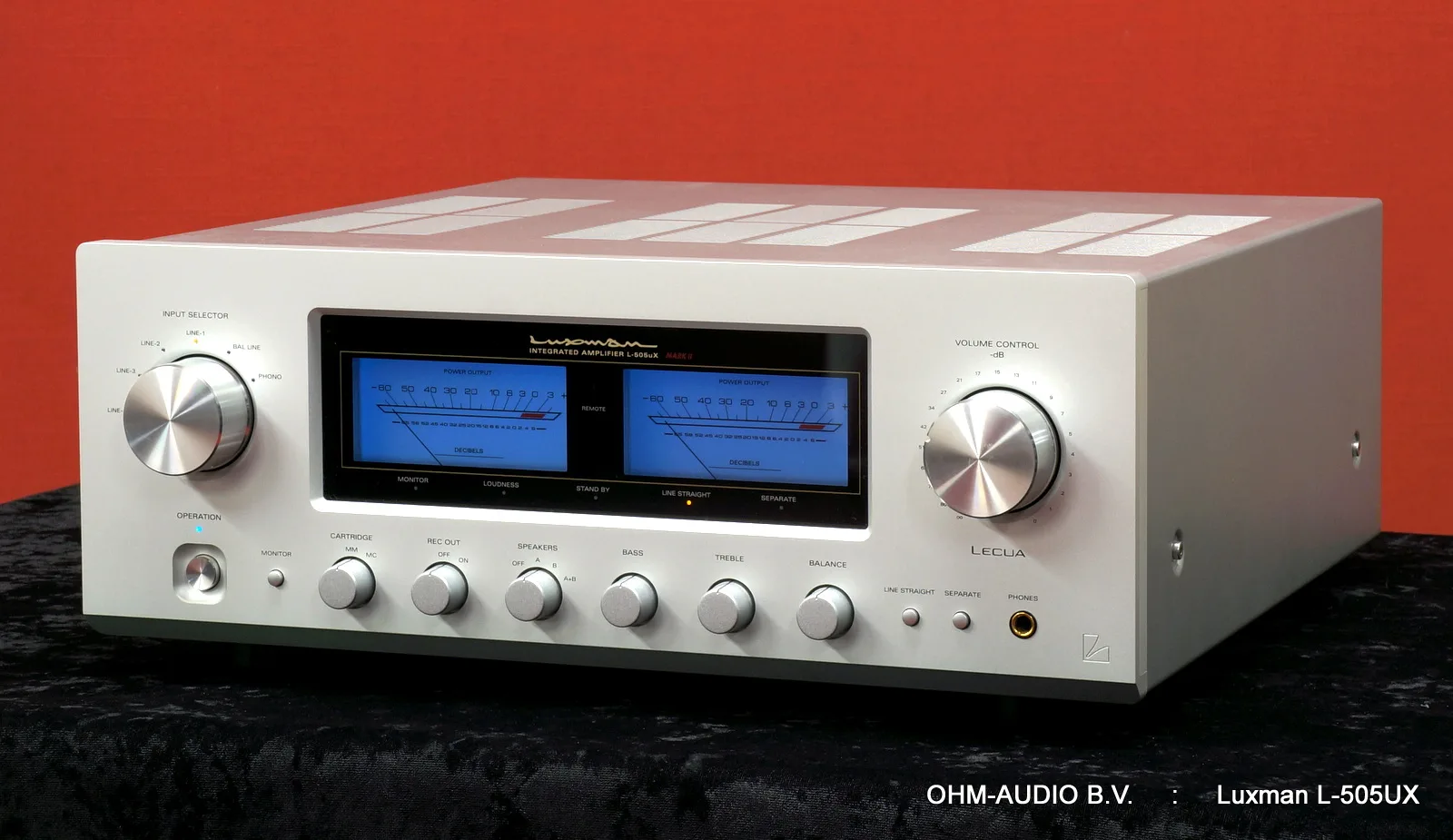 Luxman L-505UX MK2, Silver, Like New including Original Packaging and Accessories : SOLD
