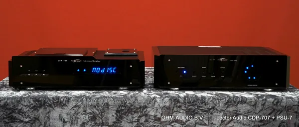 Lector Audio CDP-707 Toploading Tube CD Player met PSU-7T High End Voeding, Demo