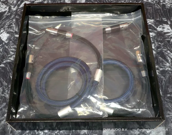 Furutech Lineflux XLR, Balanced Analog Interlink, 1.2 Meter, Including OVP : SOLD to Romania