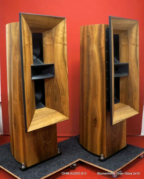 Blumenhofer Gran Gioia 2 x 10, Noyer Fumé, Enceinte Acoustique Coaxiale Haut de Gamme : SOLDE